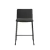 Taburete bajo BRANDON gris oscuro - Imagen 4