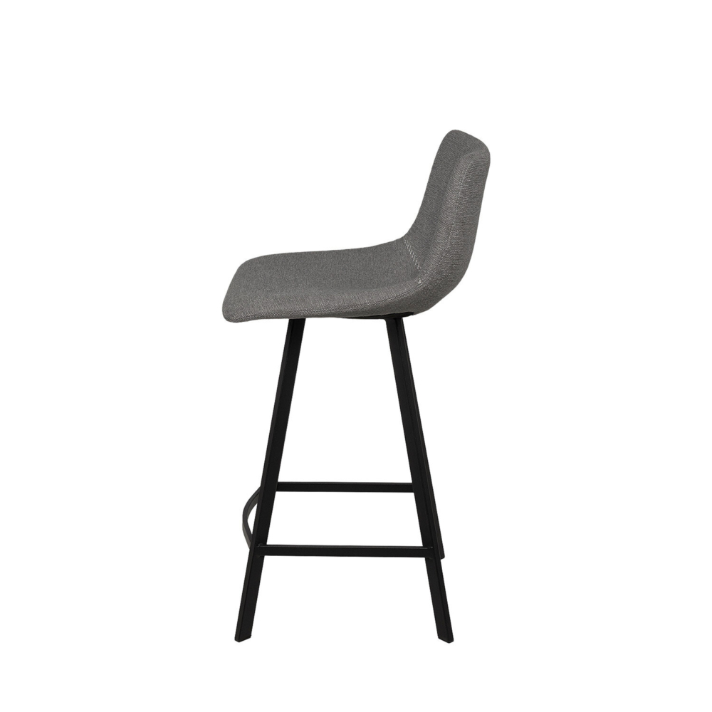 Taburete bajo CLARK gris oscuro - Imagen 3