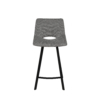Taburete bajo CLARK gris oscuro - Imagen 4