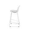 Taburete bajo JAKE blanco - Imagen 3