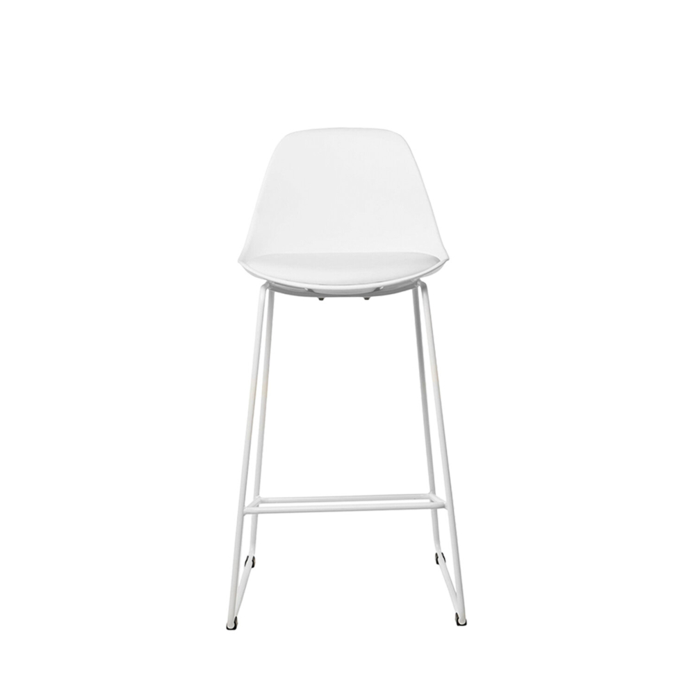Taburete bajo JAKE blanco - Imagen 3