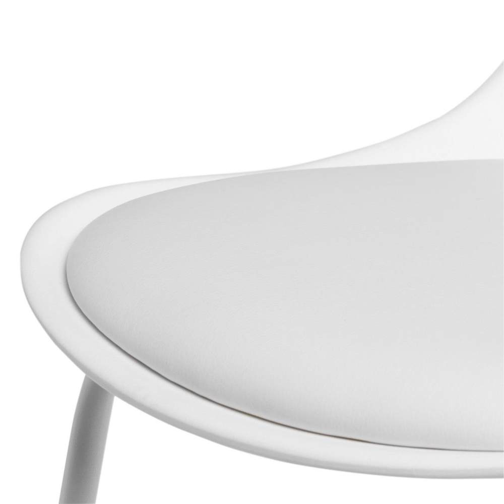 Taburete bajo JAKE blanco - Imagen 7