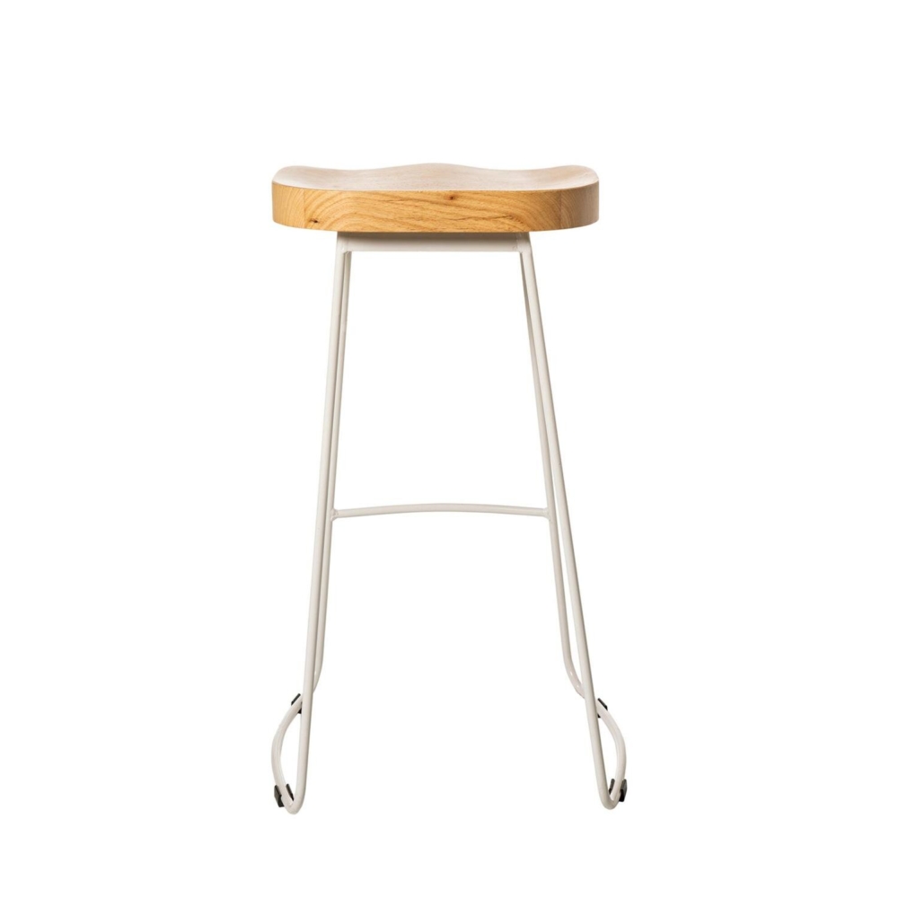 Taburete bajo JOEL blanco - Imagen 5