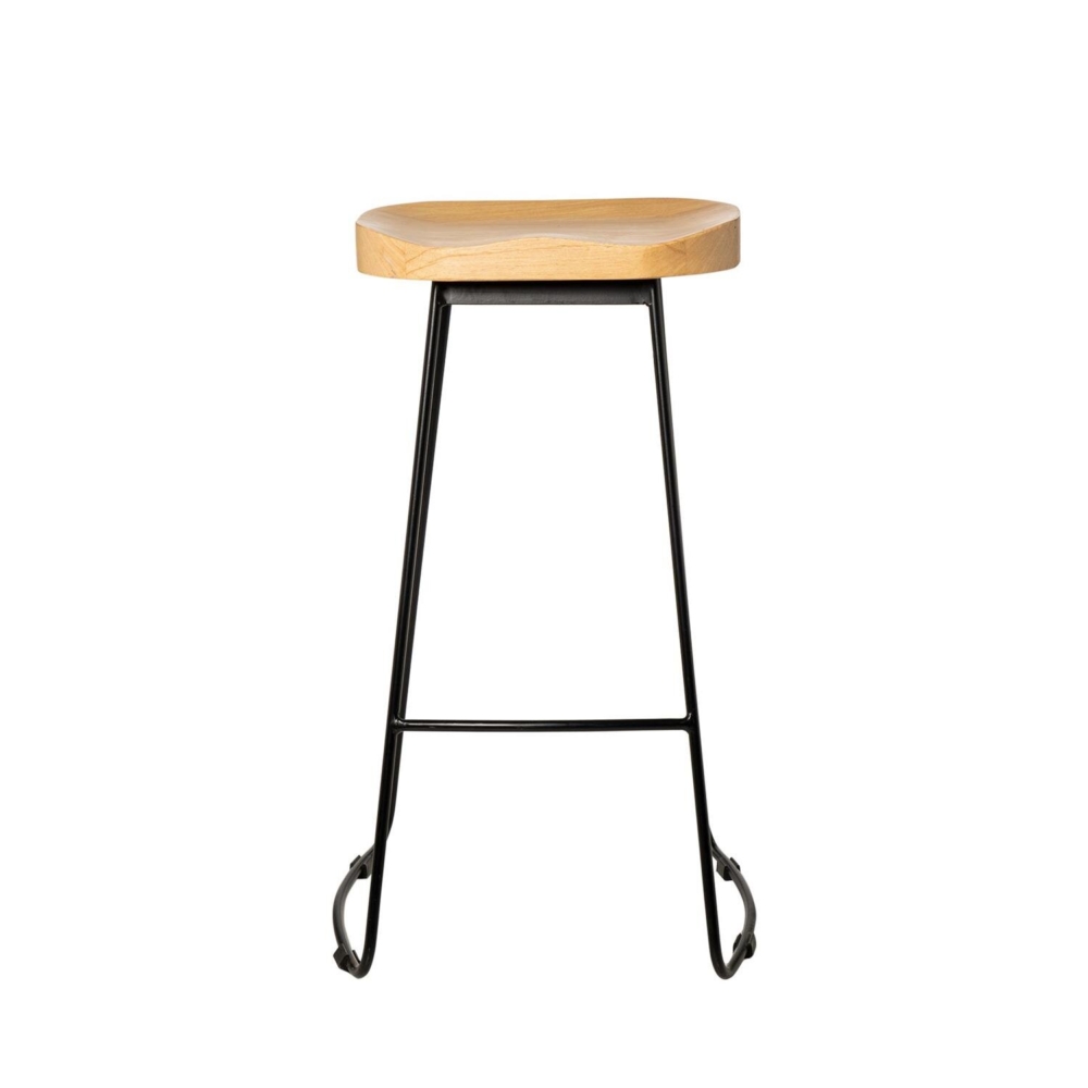 Taburete bajo JOEL negro - Imagen 4