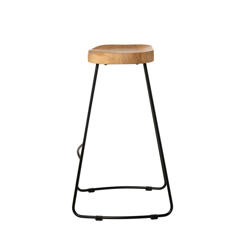 Taburete bajo JOEL negro - Imagen 3