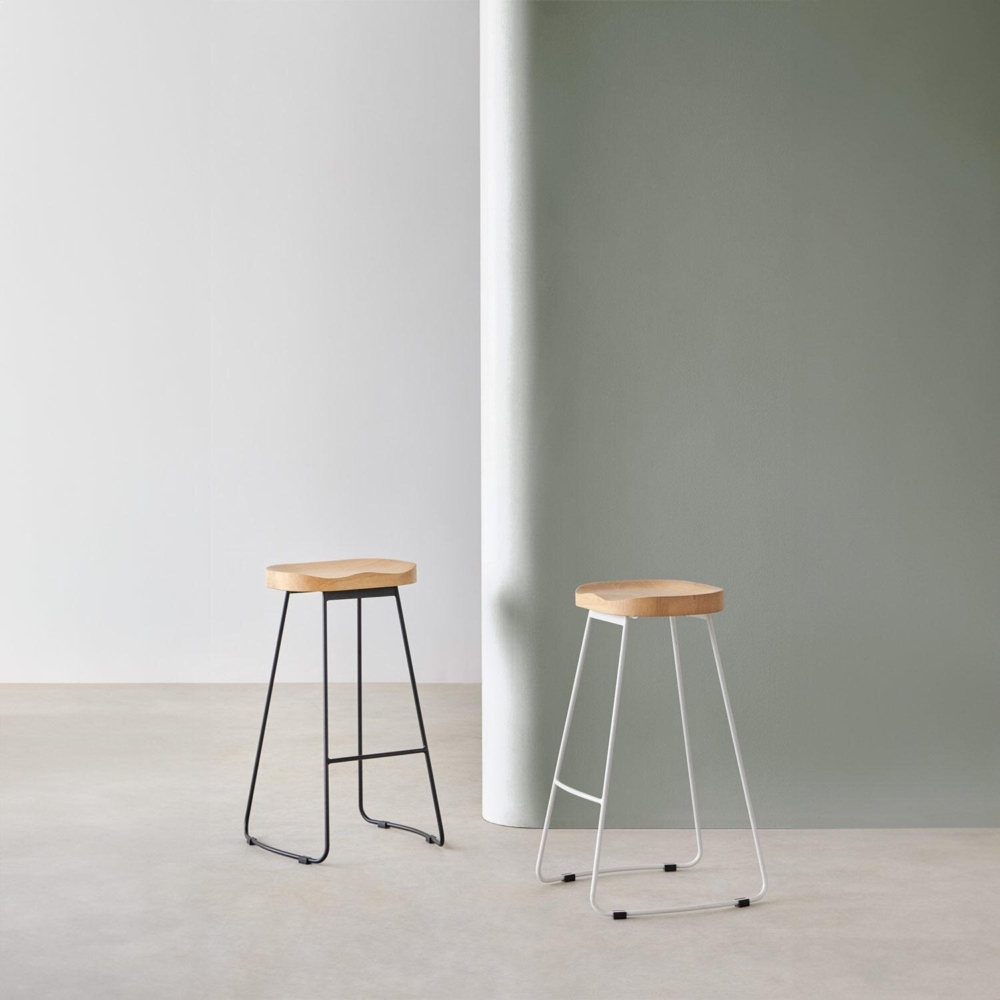 Taburete bajo JOEL negro - Imagen 6