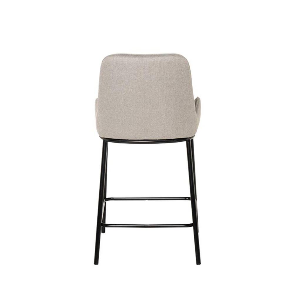 Taburete bajo MILTON gris claro - Imagen 4