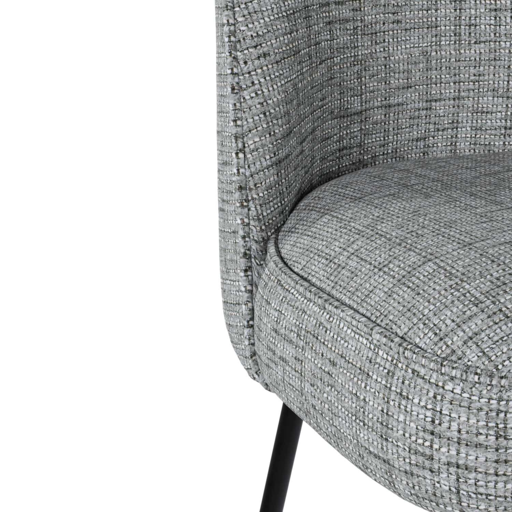 Taburete bajo NELSON gris claro - Imagen 6