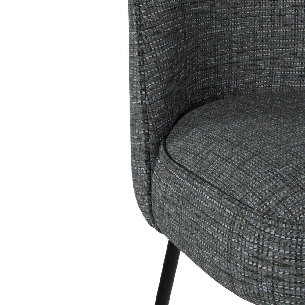 Taburete bajo NELSON gris oscuro - Imagen 6