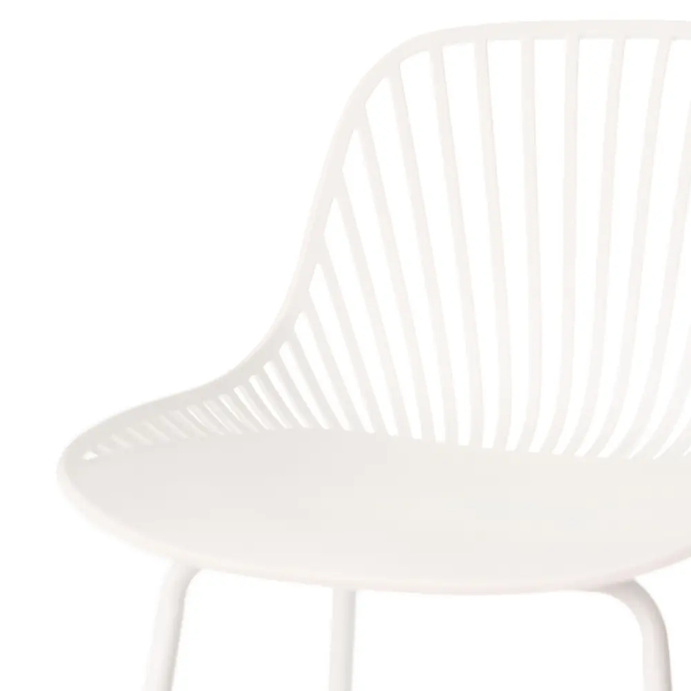 Taburete bajo PEYTON blanco - Imagen 6