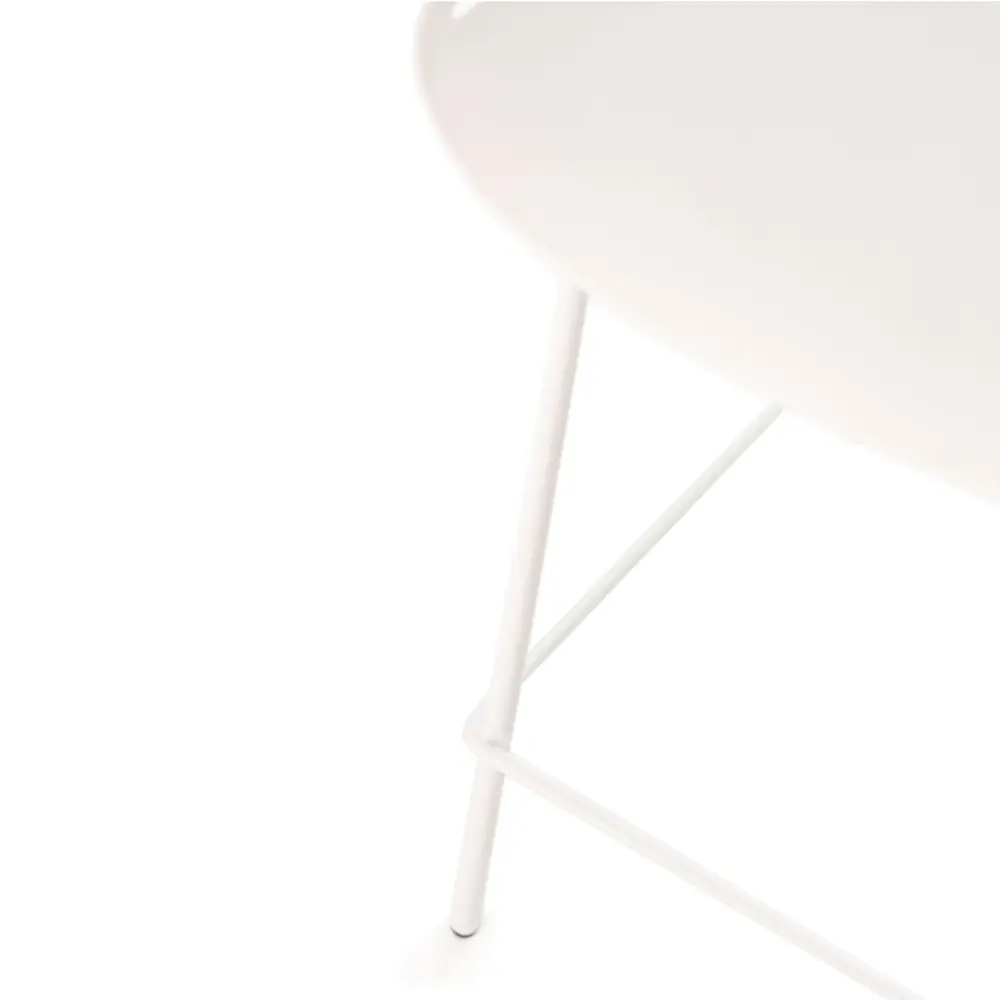 Taburete bajo PEYTON blanco - Imagen 7