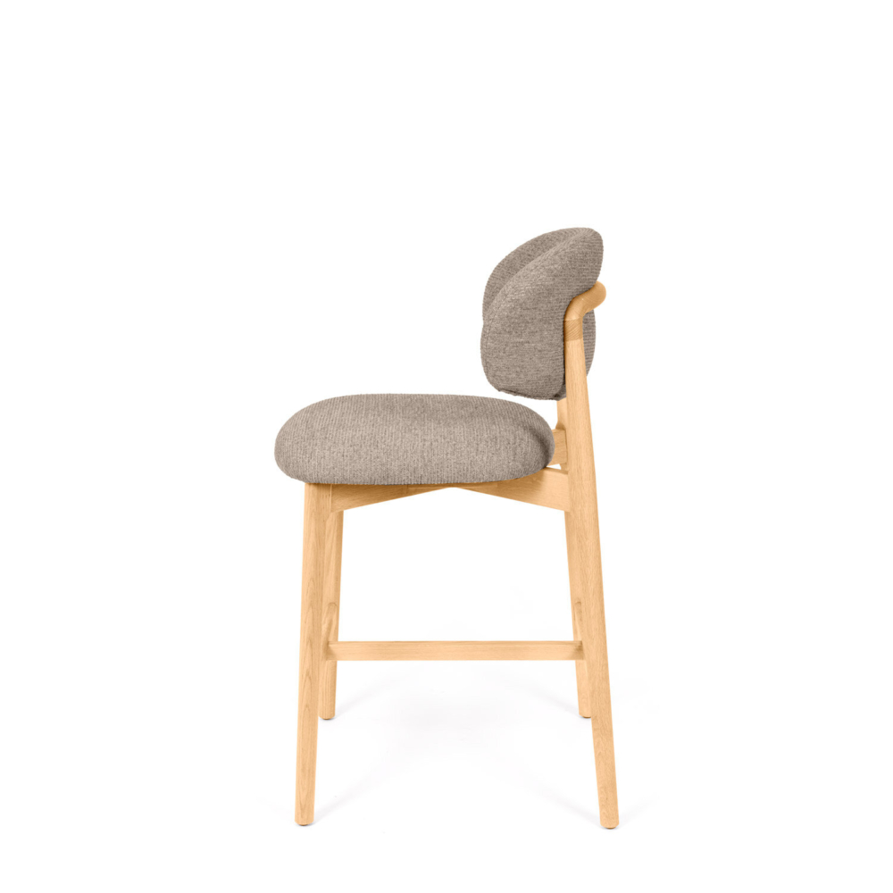 Taburete bajo RENZO taupe - Imagen 3