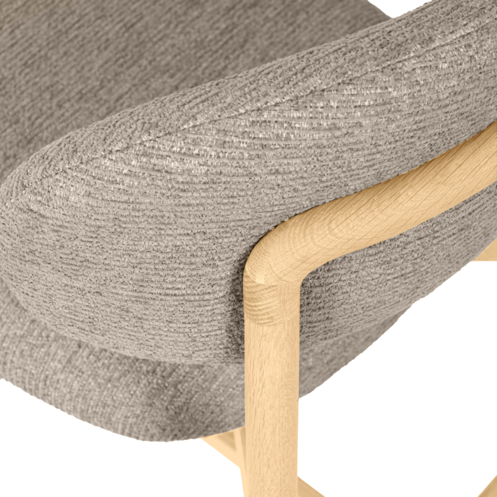 Taburete bajo RENZO taupe - Imagen 7