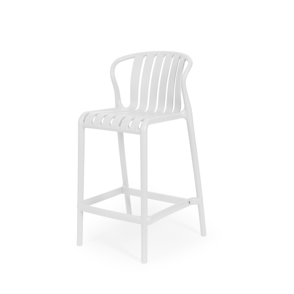 Taburete BASTIAN blanco - Imagen 4