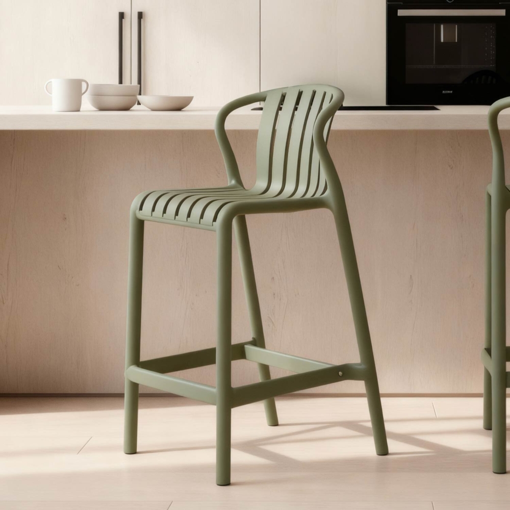 Taburete BASTIAN verde - Imagen 2