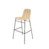 Taburete CARLO natural/negro