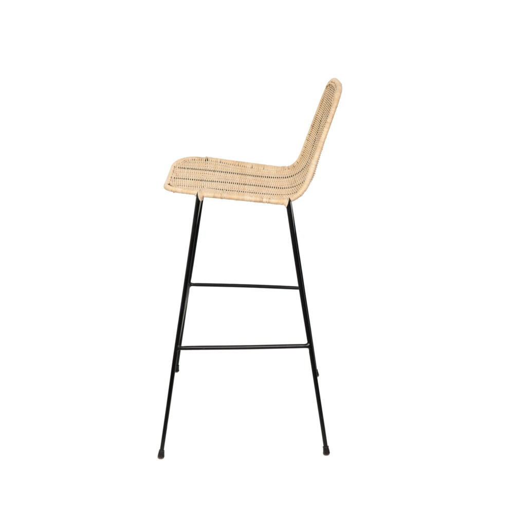 Taburete CARLO natural/negro - Imagen 2