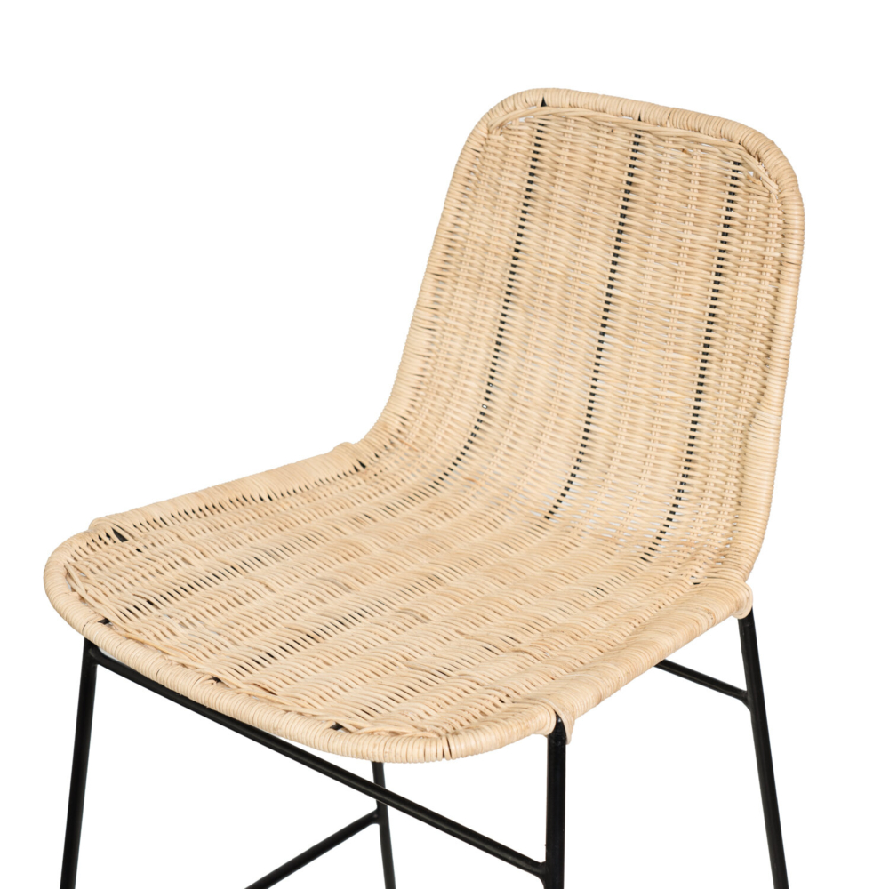 Taburete CARLO natural/negro - Imagen 6