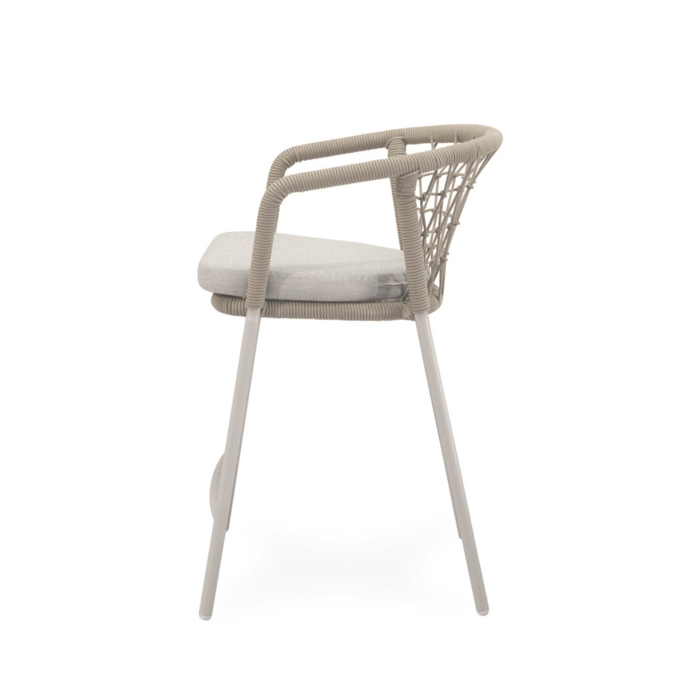 Taburete de exterior EDWIN beige - Imagen 3