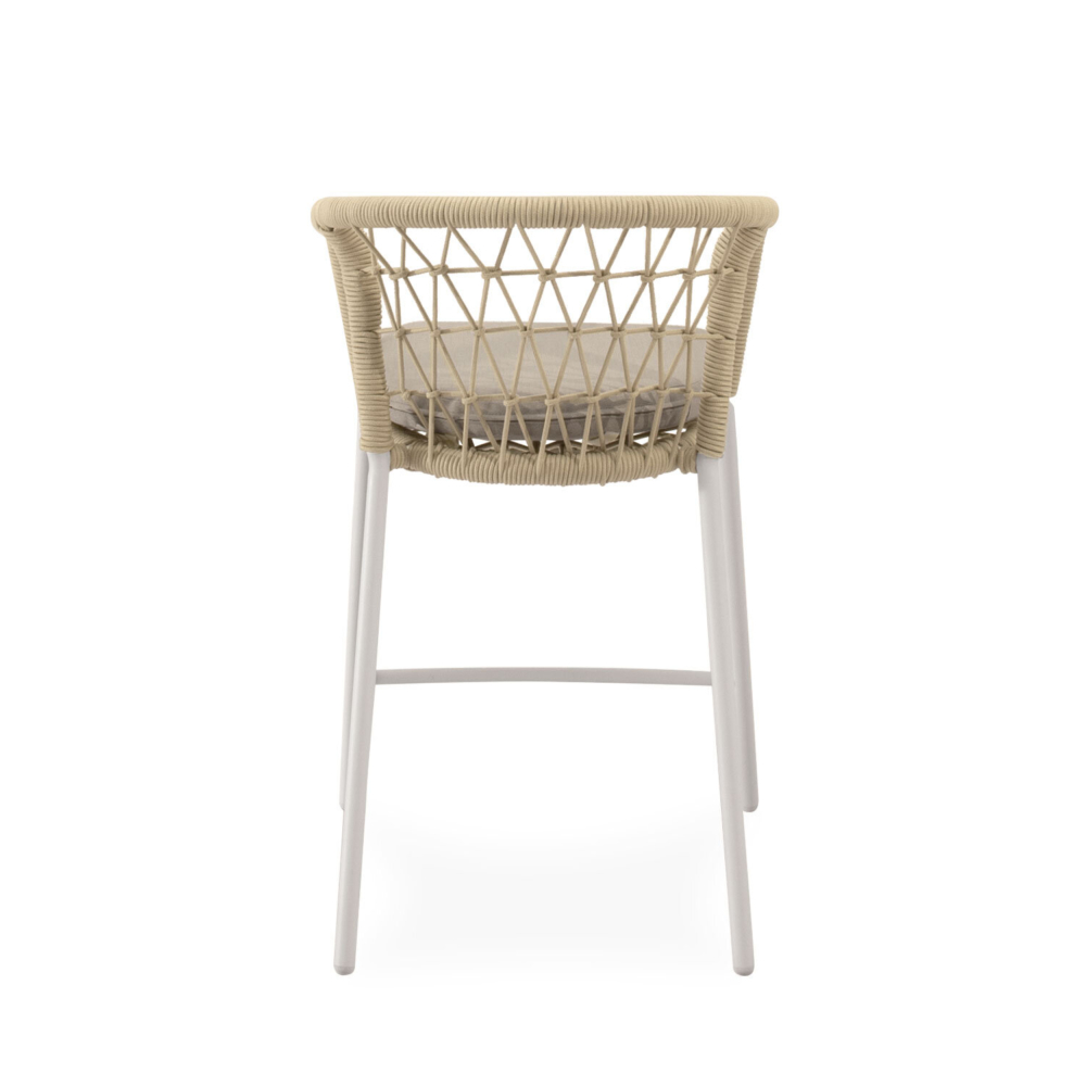 Taburete de exterior EDWIN blanco - Imagen 5