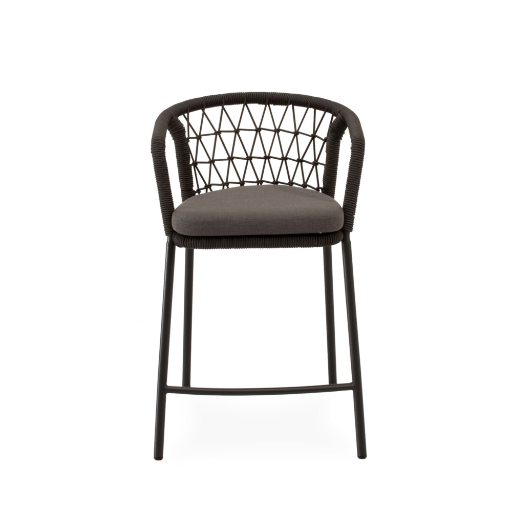 Taburete de exterior EDWIN gris - Imagen 3