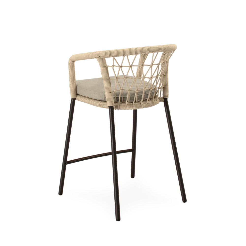 Taburete de exterior EDWIN negro - Imagen 2