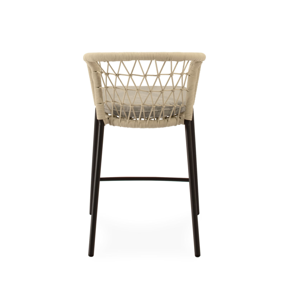 Taburete de exterior EDWIN negro - Imagen 3