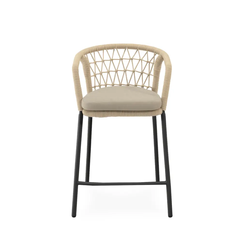 Taburete de exterior EDWIN negro - Imagen 4