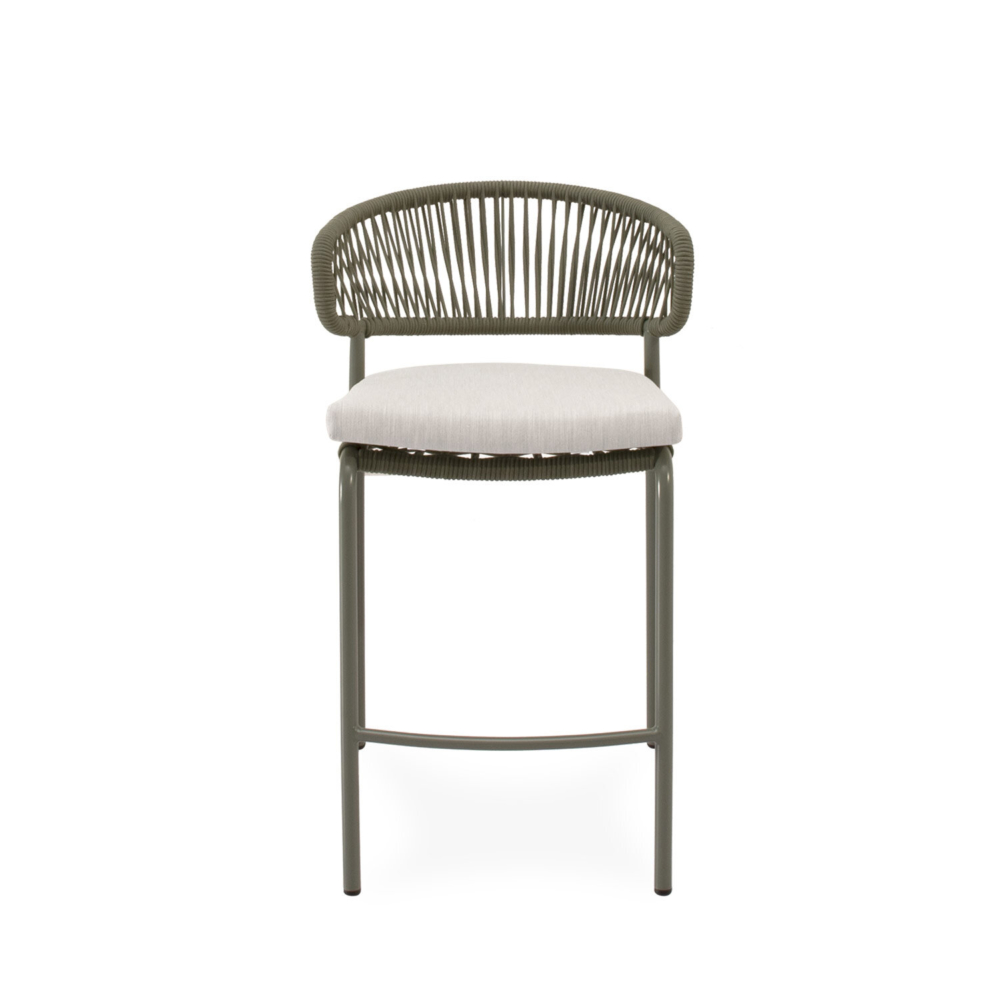 Taburete de exterior RANDALL verde - Imagen 3