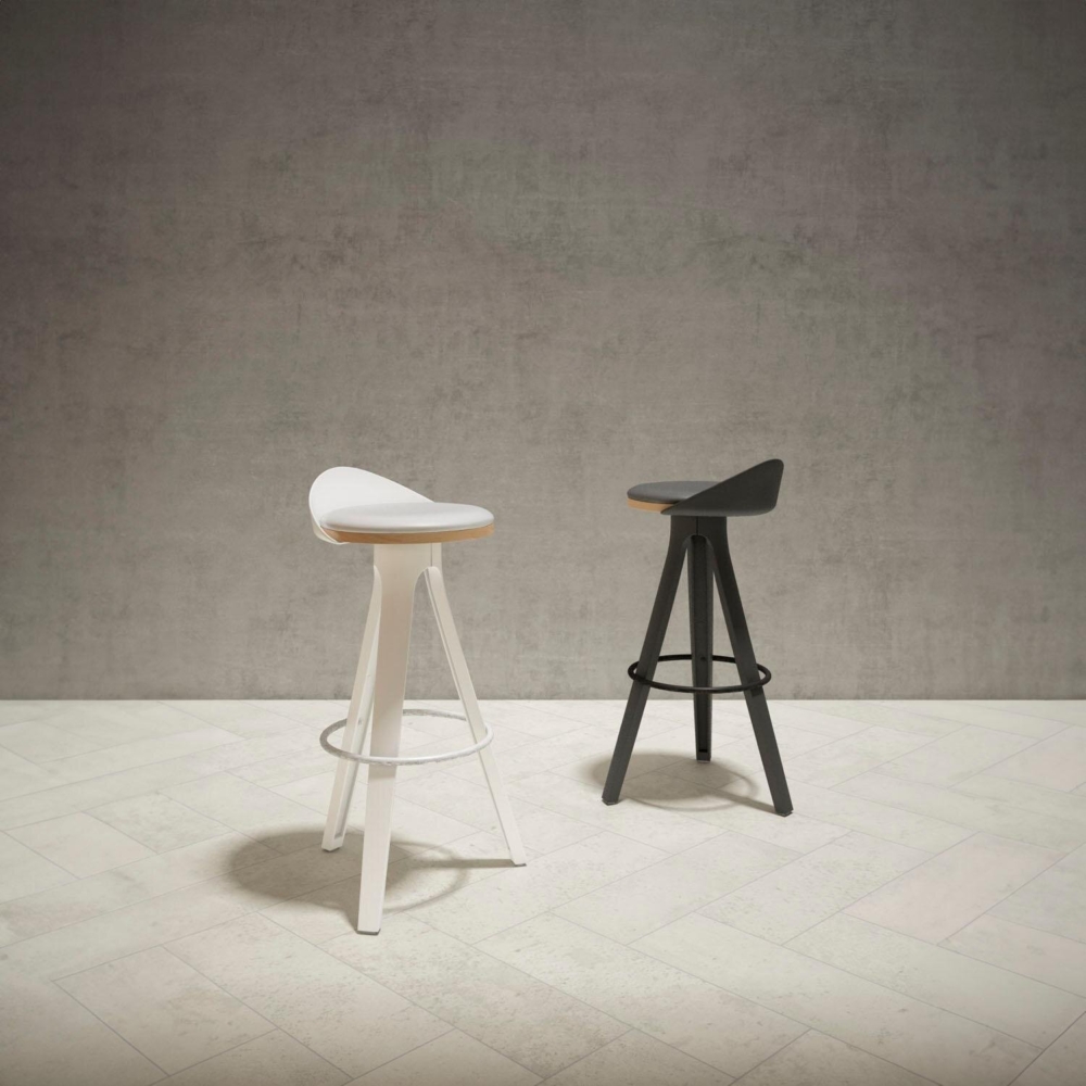 Taburete DUKE blanco - Imagen 8