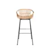 Taburete GIAN natural/negro - Imagen 5