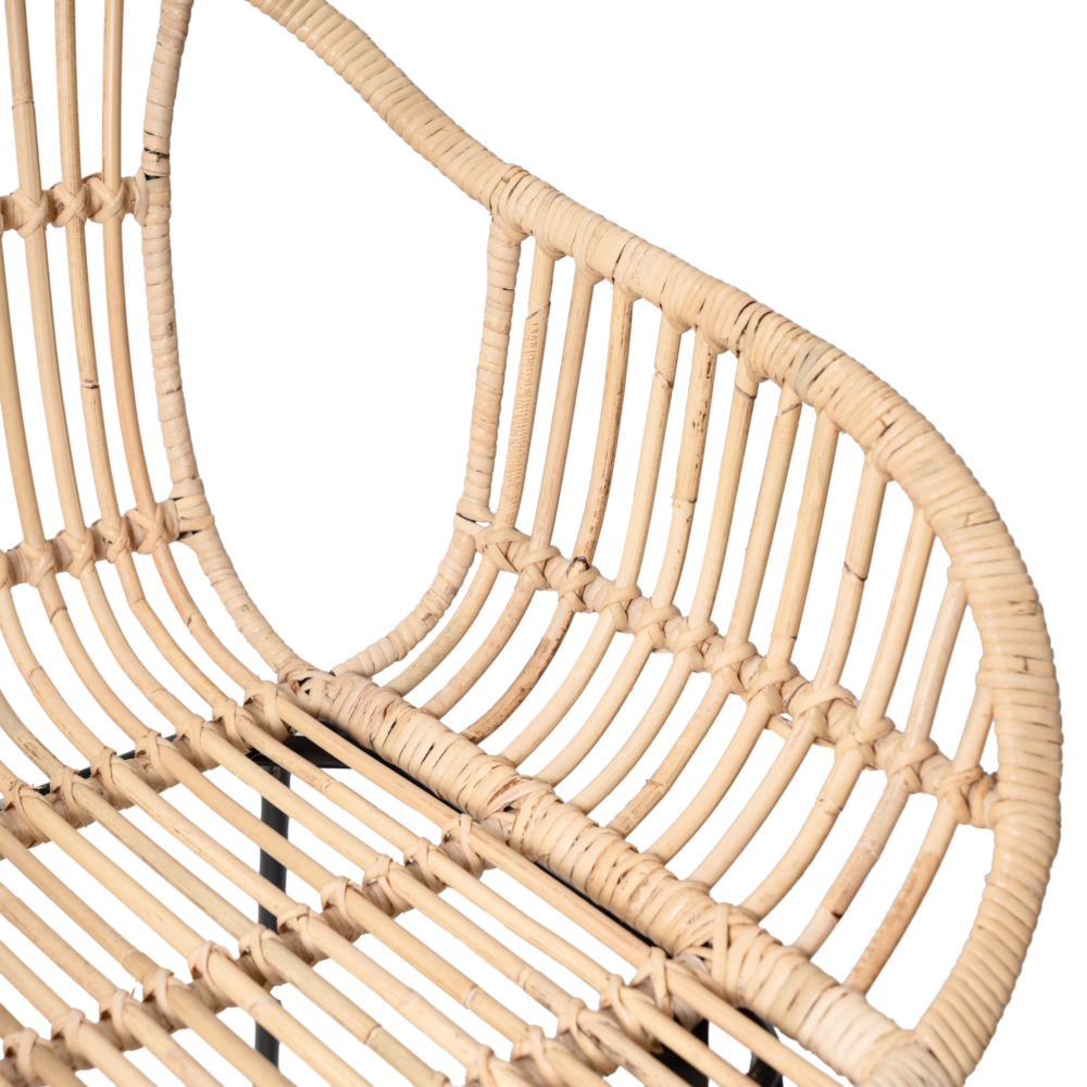 Taburete GIAN natural/negro - Imagen 7