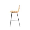 Taburete GUIDO natural/negro - Imagen 3