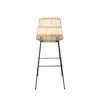 Taburete GUIDO natural/negro - Imagen 5