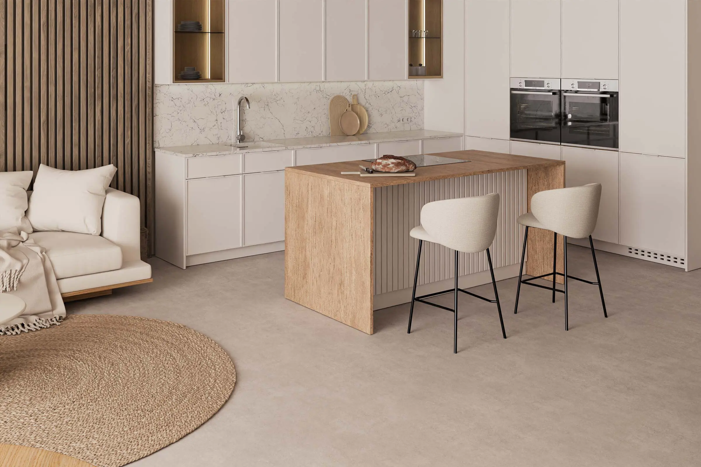 taburete-ray-beige-6 Taburete RAY beige - Imagen 1