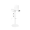 Taburete regulable SADIE blanco