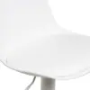 Taburete regulable SADIE blanco - Imagen 5