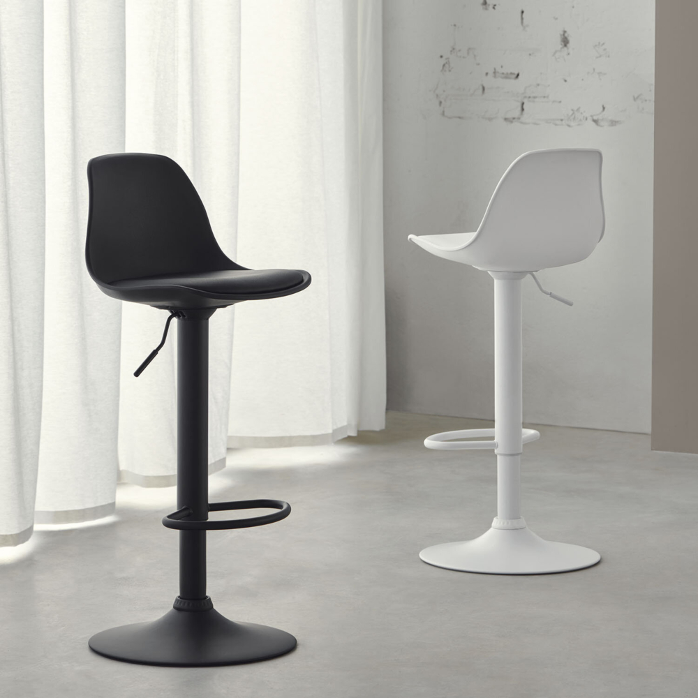 Taburete regulable SADIE blanco - Imagen 7