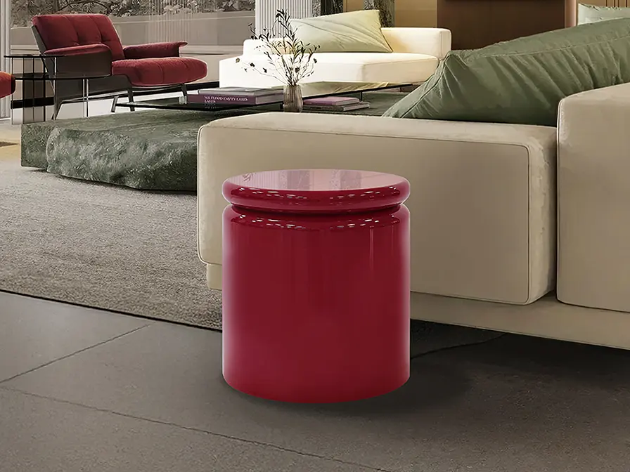 217231 NOLA- MESA AUXILIAR- ROJO - Imagen 1