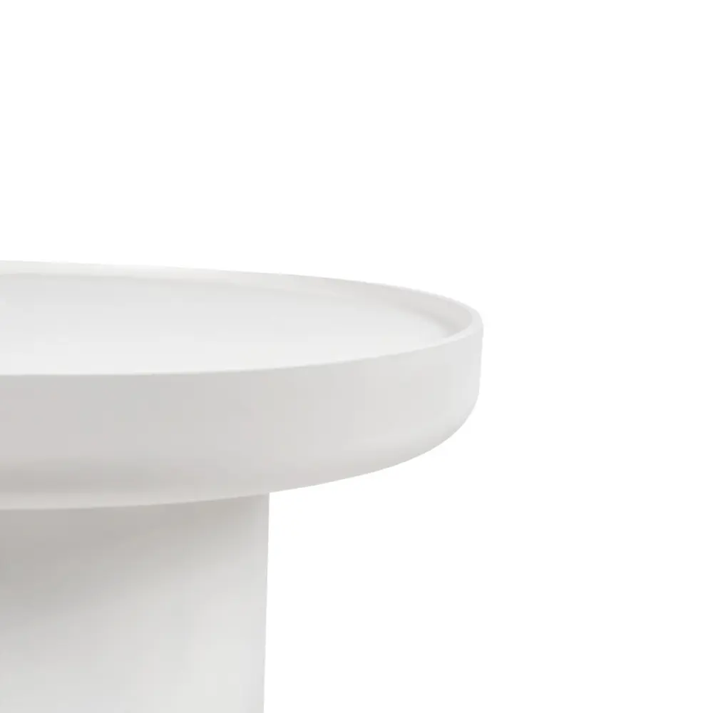 Mesa centro RODNEY 80 blanco - Imagen 4