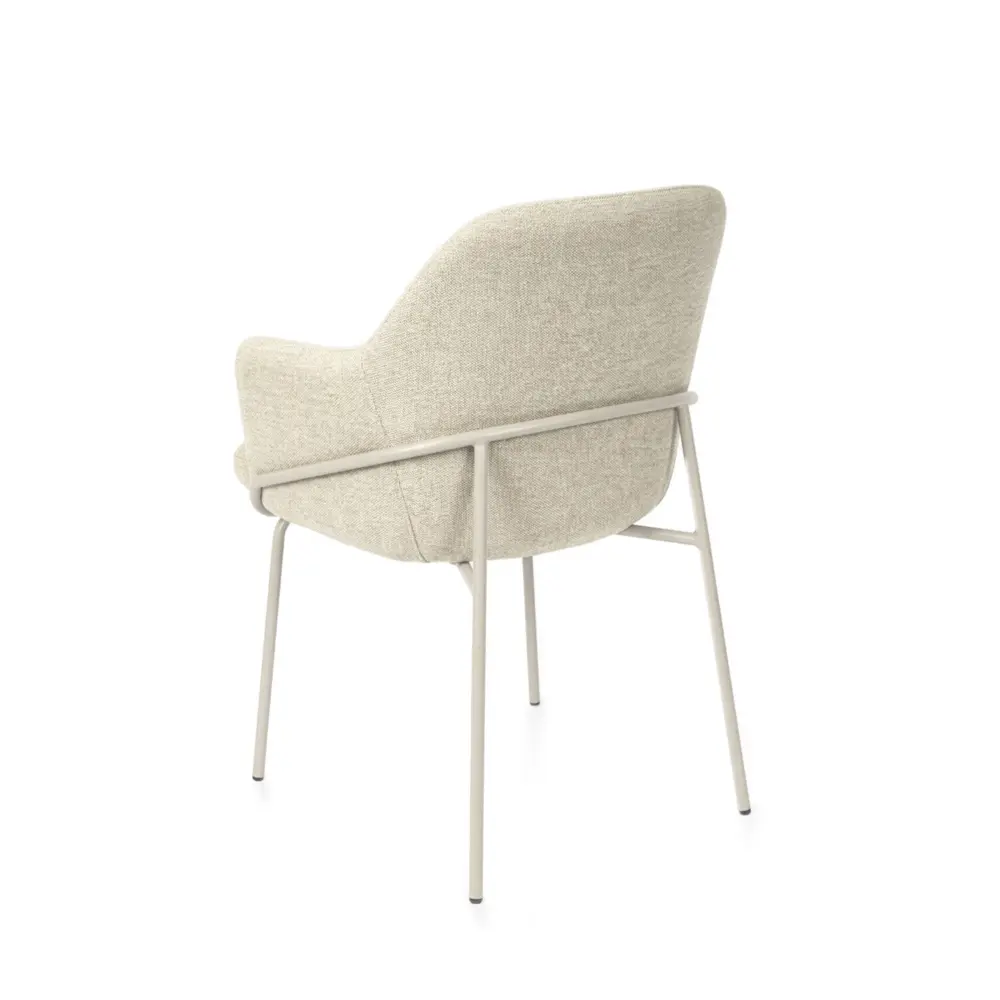 Silla ABIGAIL beige (pata beige) - Imagen 2