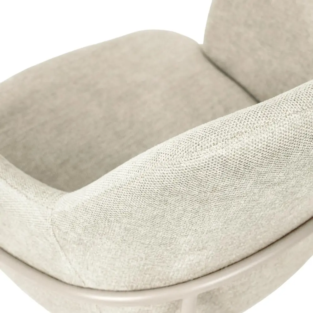 Silla ABIGAIL beige (pata beige) - Imagen 7