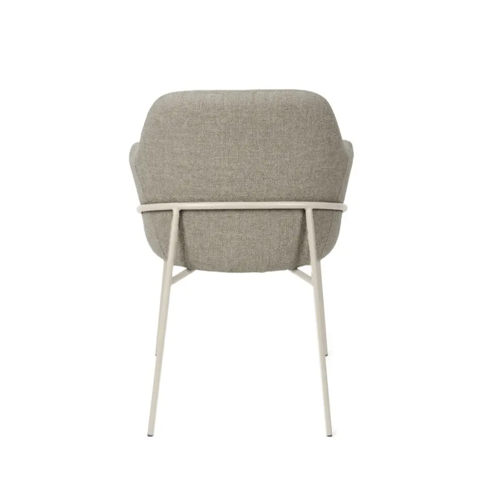 Silla ABIGAIL taupe (pata beige) - Imagen 4