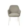 Silla ABIGAIL taupe (pata beige) - Imagen 5