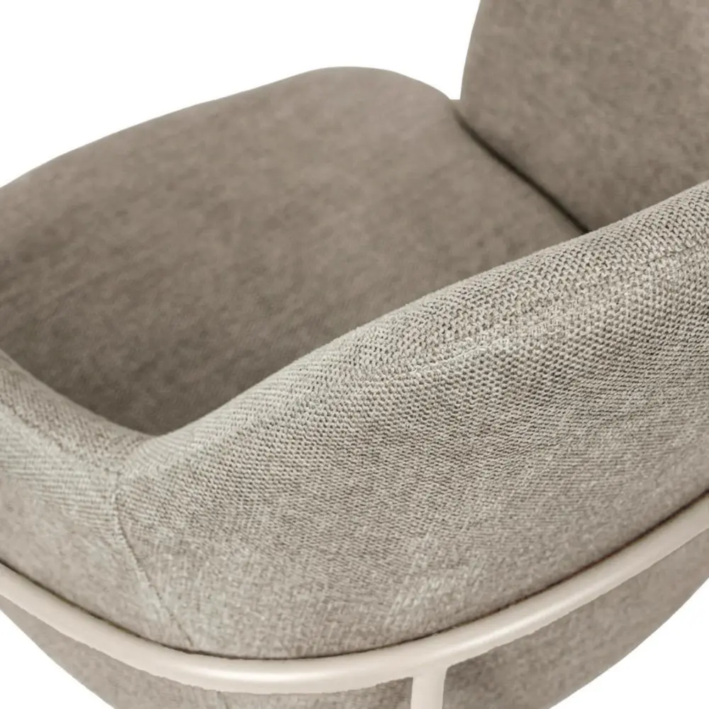 Silla ABIGAIL taupe (pata beige) - Imagen 7