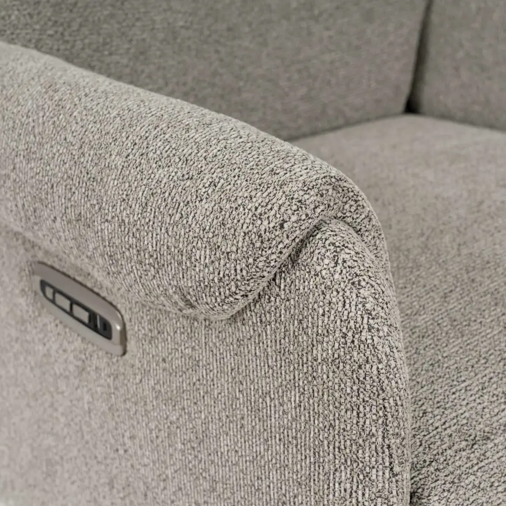 Sillón relax 2 motores TAMIKO taupe - Imagen 11