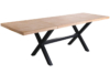 MESA COMEDOR EXTENSIBLE X-LOFT 140 - 180 - 220 x 90 CM  ROBLE NORDISH / NEGRO. - Imagen 3