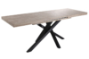 MESA COMEDOR EXTENSIBLE XENA 140 - 180 - 220 x 90 CM  ROBLE HONEY / NEGRO. - Imagen 3