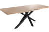 MESA COMEDOR EXTENSIBLE XENA 140 - 180 - 220 x 90 CM  ROBLE NORDISH / NEGRO. - Imagen 3