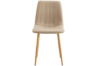 SILLA COMEDOR NAILS TEJIDO BEIGE / OAK. - Imagen 2